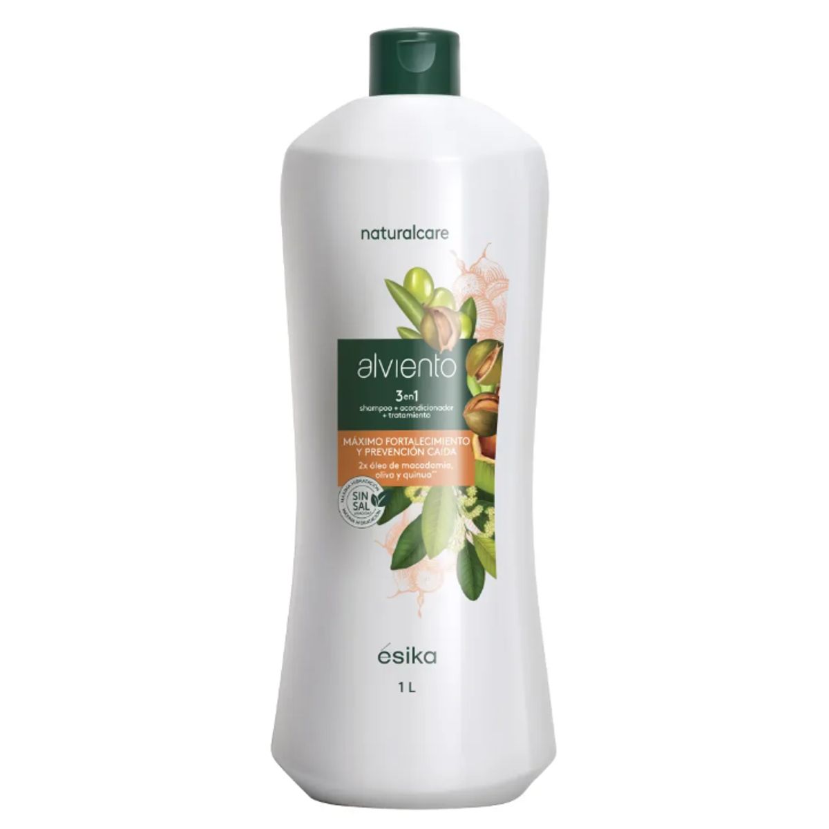 ESIKA - Shampoo Alviento 3 en 1 Maximo Fortalecimiento y Prevención Caida