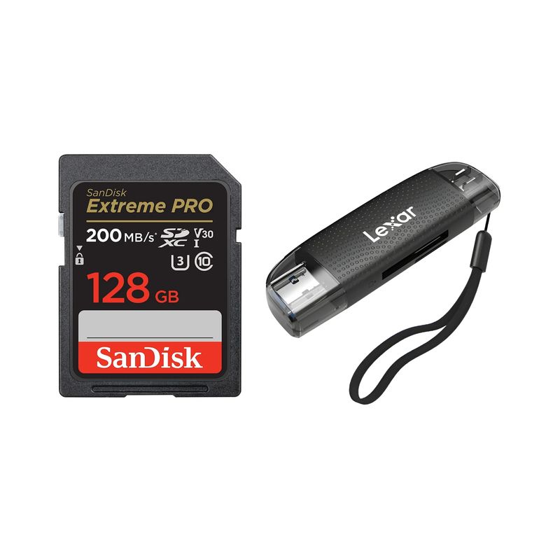 SANDISK - Tarjeta de memoria SanDisk Extreme PRO SDXC UHS-I de 128 GB