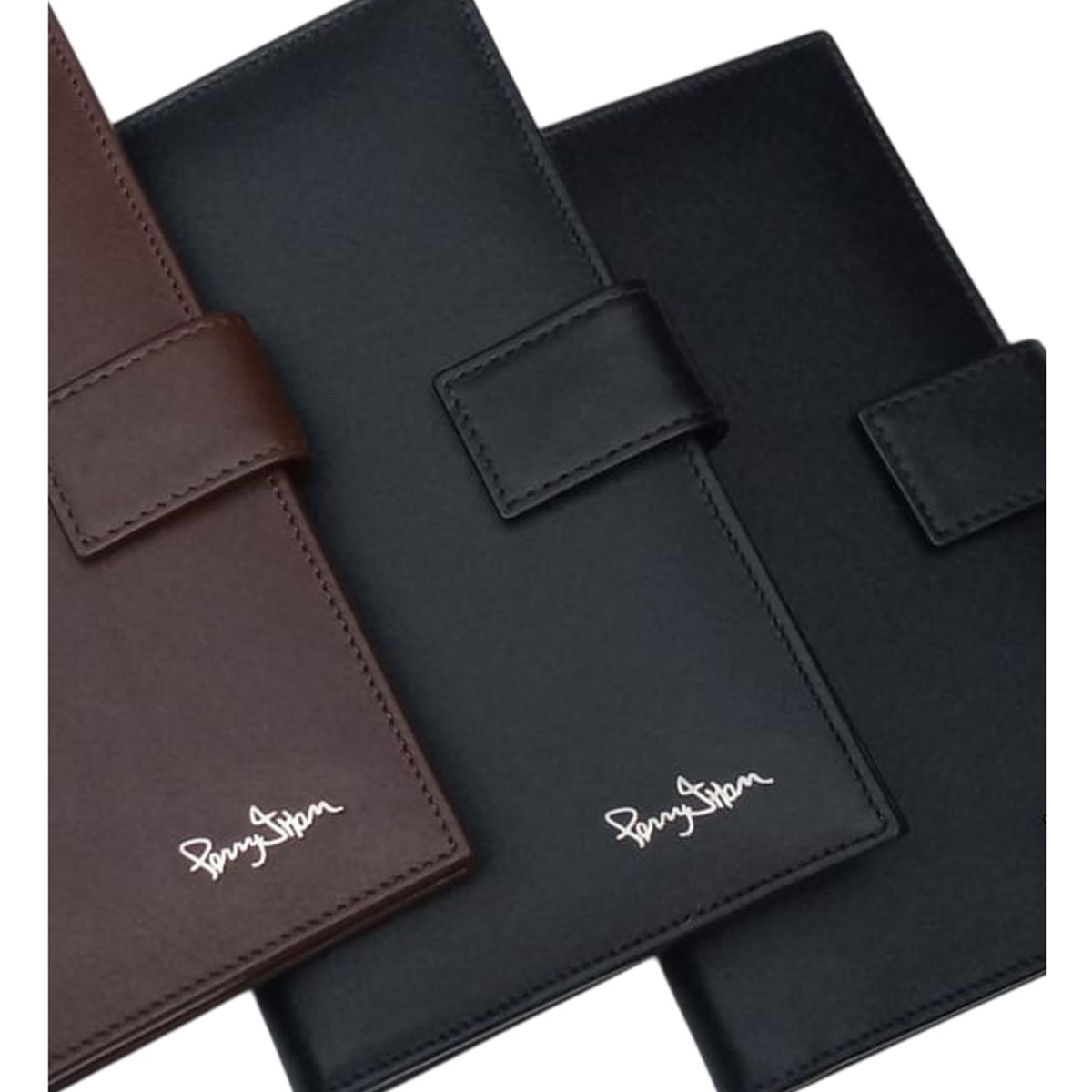 PERRY JHAN - Organizador de mano elegante en Cuero