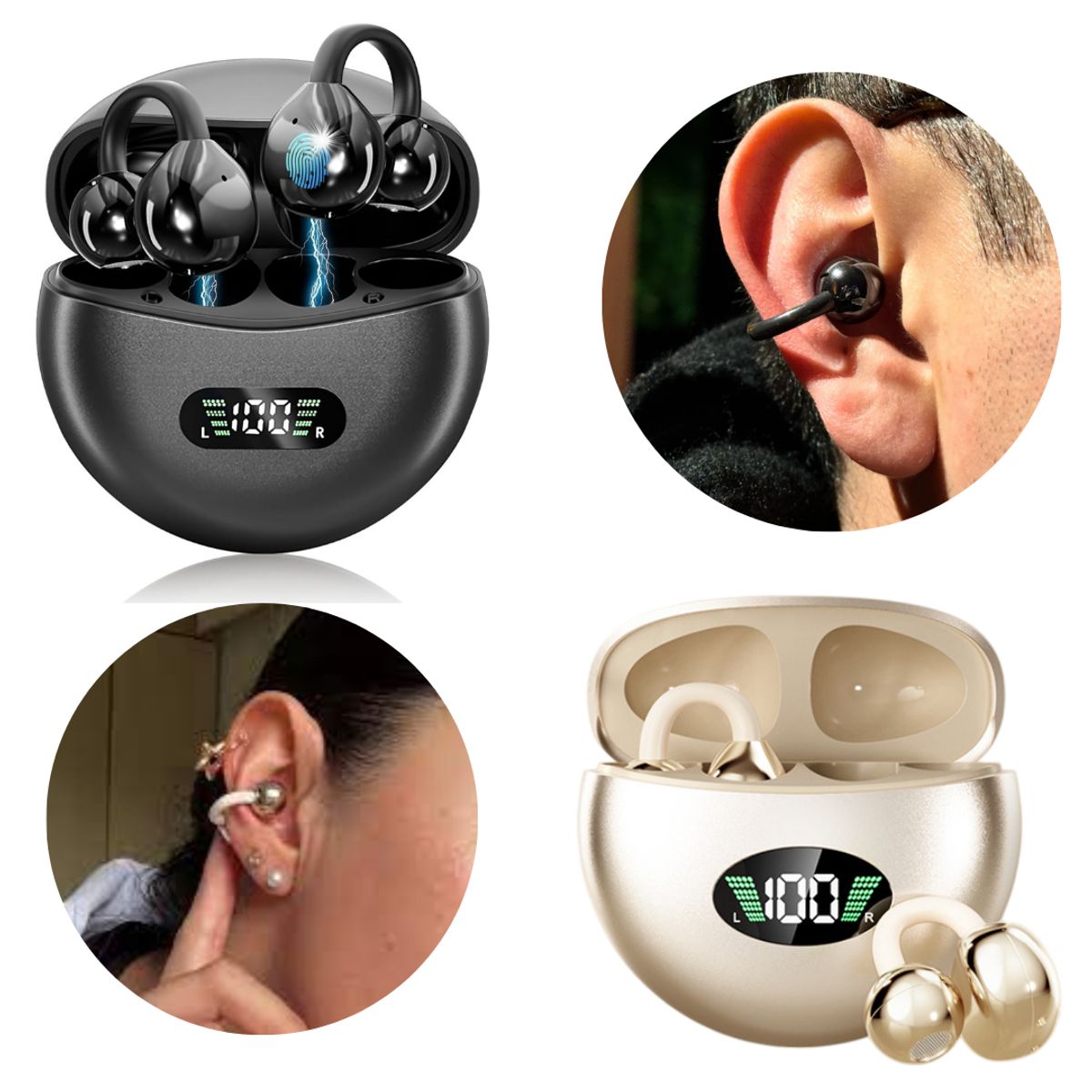 GENERICO - Auriculares TWS Audífono Clip Bluetooth - Q71