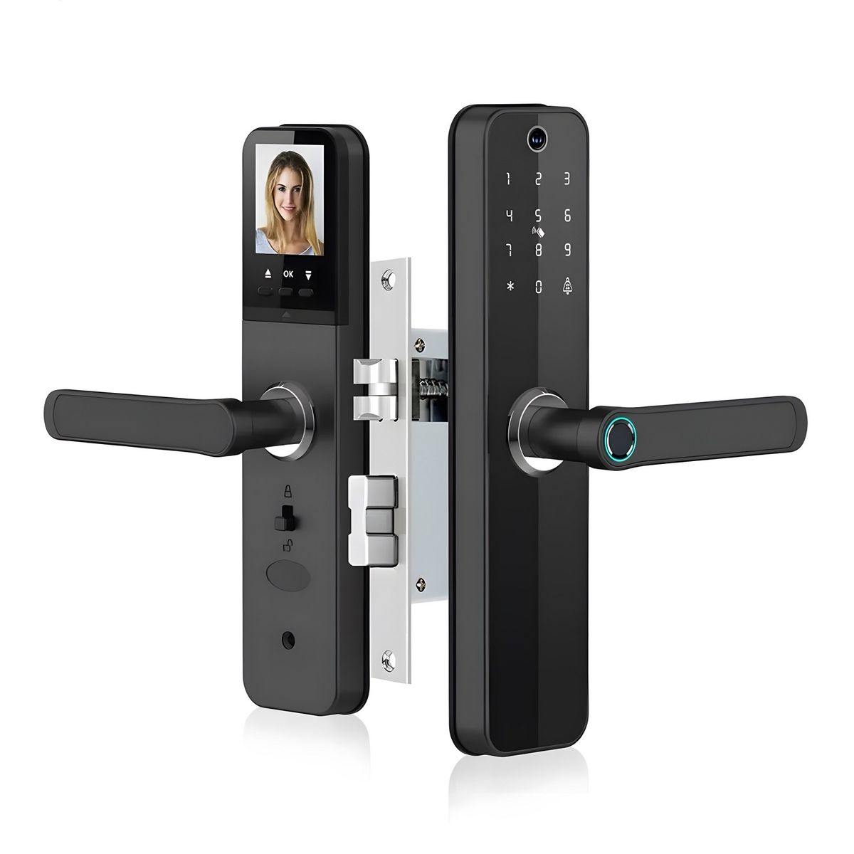 MADTRONIX - Cerradura Inteligente con Camara y Pantalla HR07 Videoportero