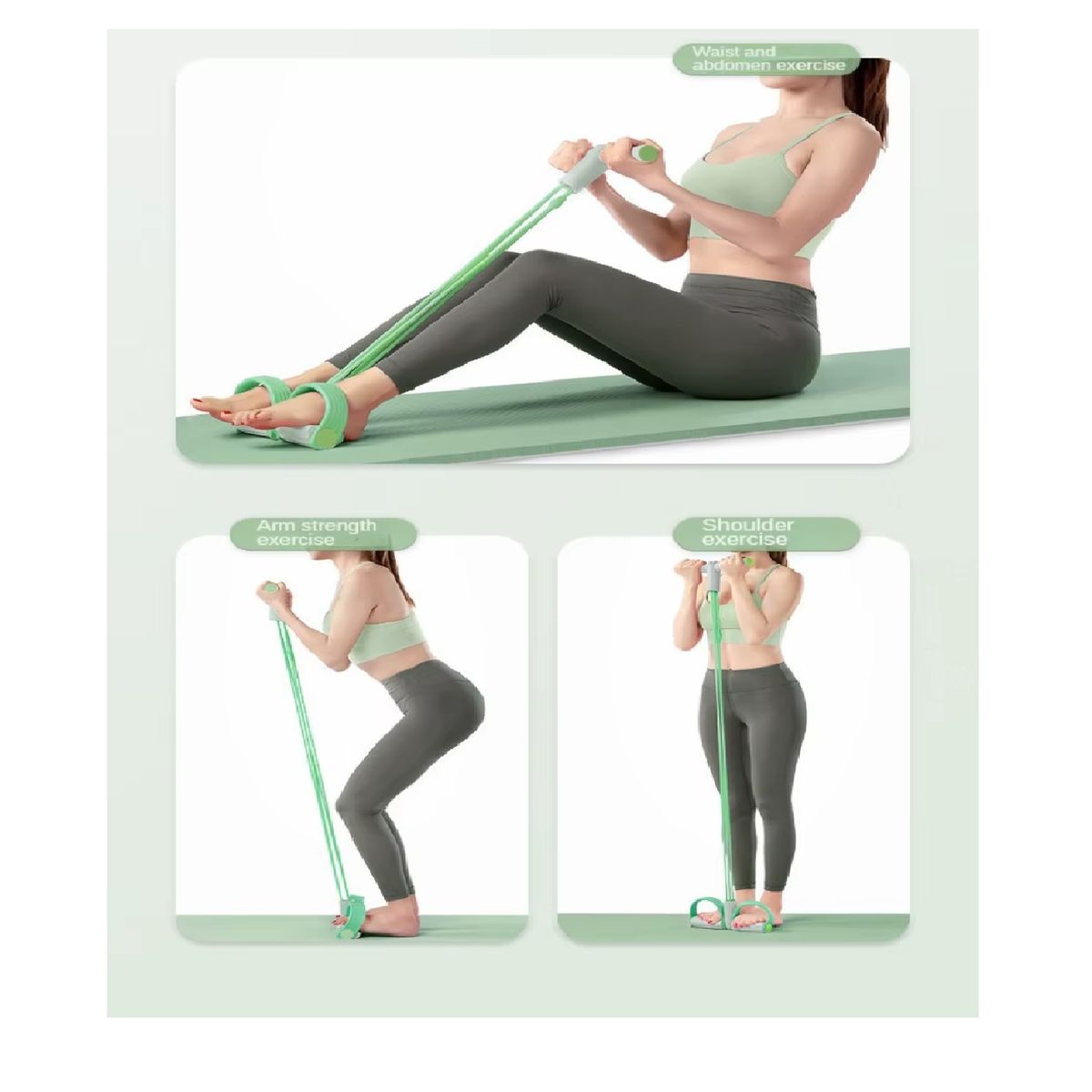 GENERICO - Liga de Resistencia Tracción con Pedal para Entrenamiento