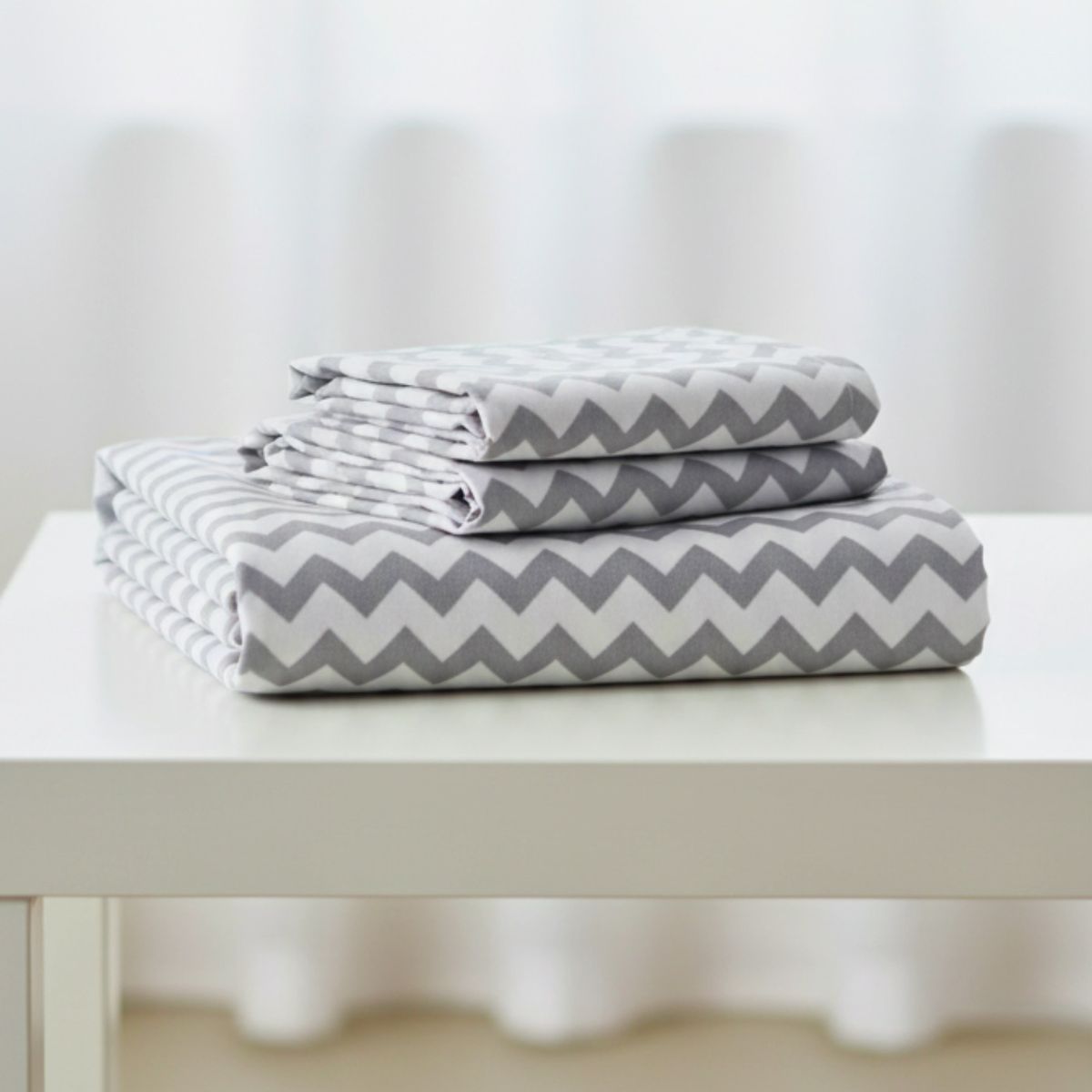 GENERICO - JUEGO DE SABANA ALGODÓN PERU PIMA ZIGZAG