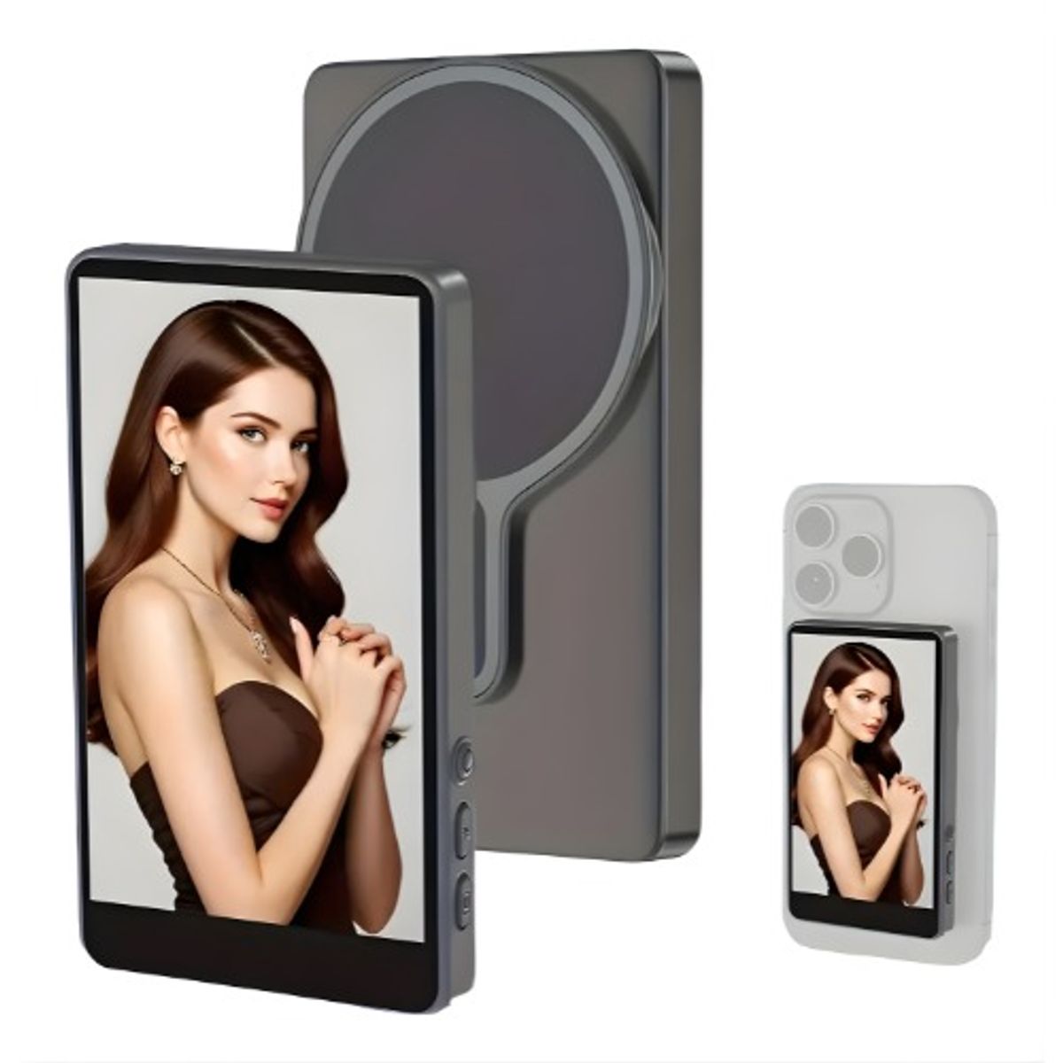 OEM - Visor Duplica Pantalla Celular Recargable Selfie Fotos