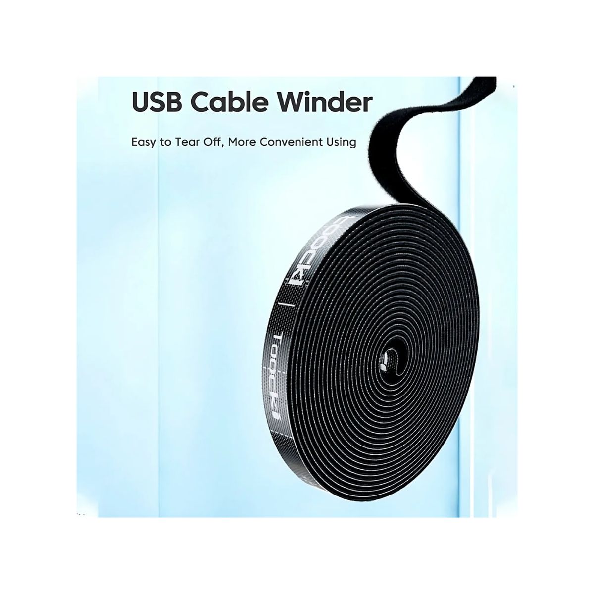 GENERICO - Organizador De Cable Cinta velcro Toocki 5 metros