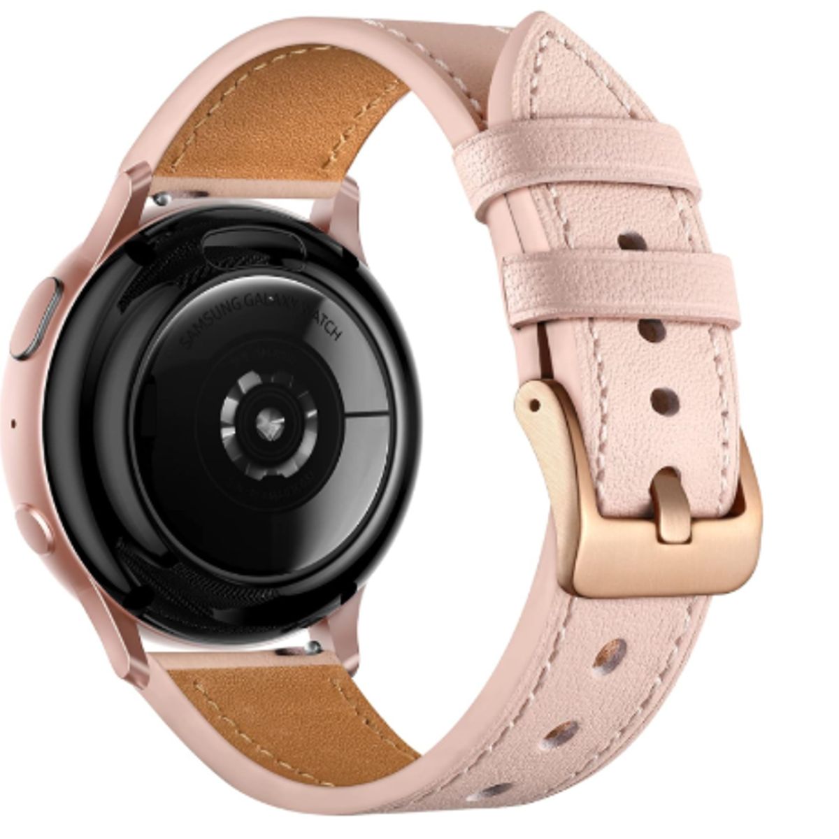 GENERICO - Correa Cuero para Samsung watch 5 y 5pro / 40mm ROSADA