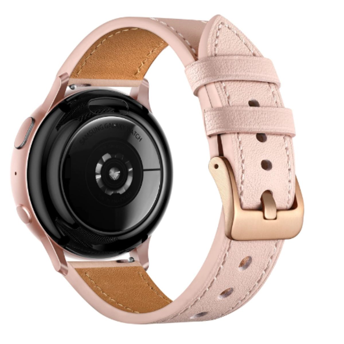 GENERICO - Correa Cuero para Samsung watch 5 y 5pro / 40mm ROSADA