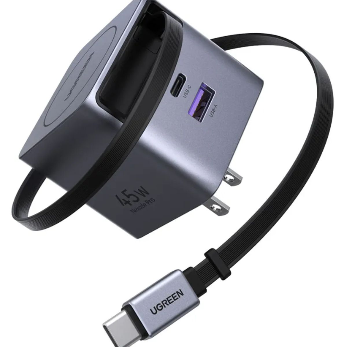 UGREEN - Cargador Ugreen 45W Carga Rápida Cable Usb-C x614 65821