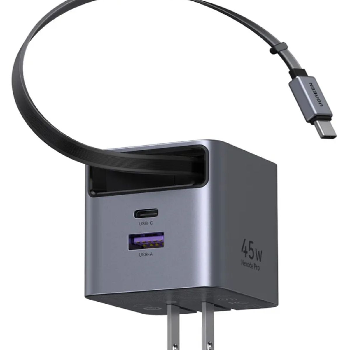 UGREEN - Cargador Ugreen 45W Carga Rápida Cable Usb-C x614 65821