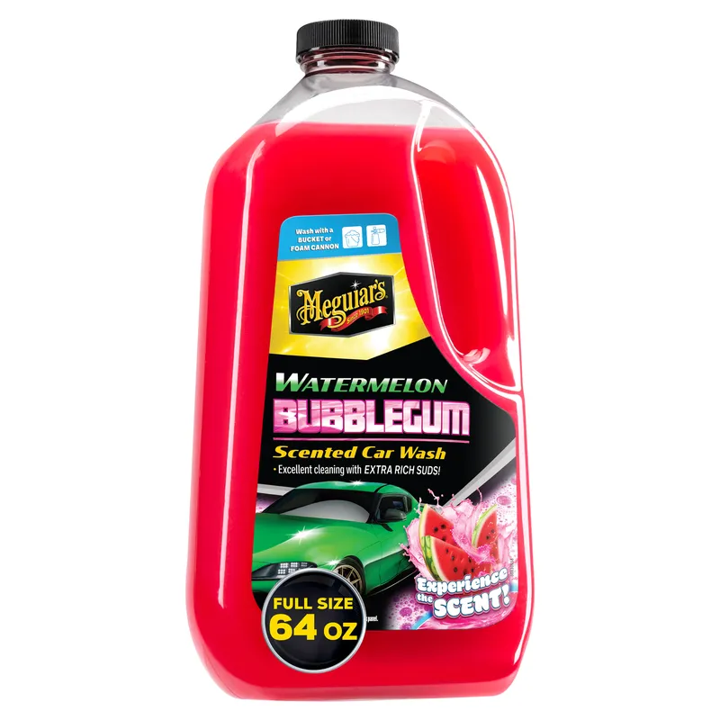 MEGUIARS - Meguiars Champú Neutro Aroma Chicle de Sandía - G2504 Watermelon Bubblegum