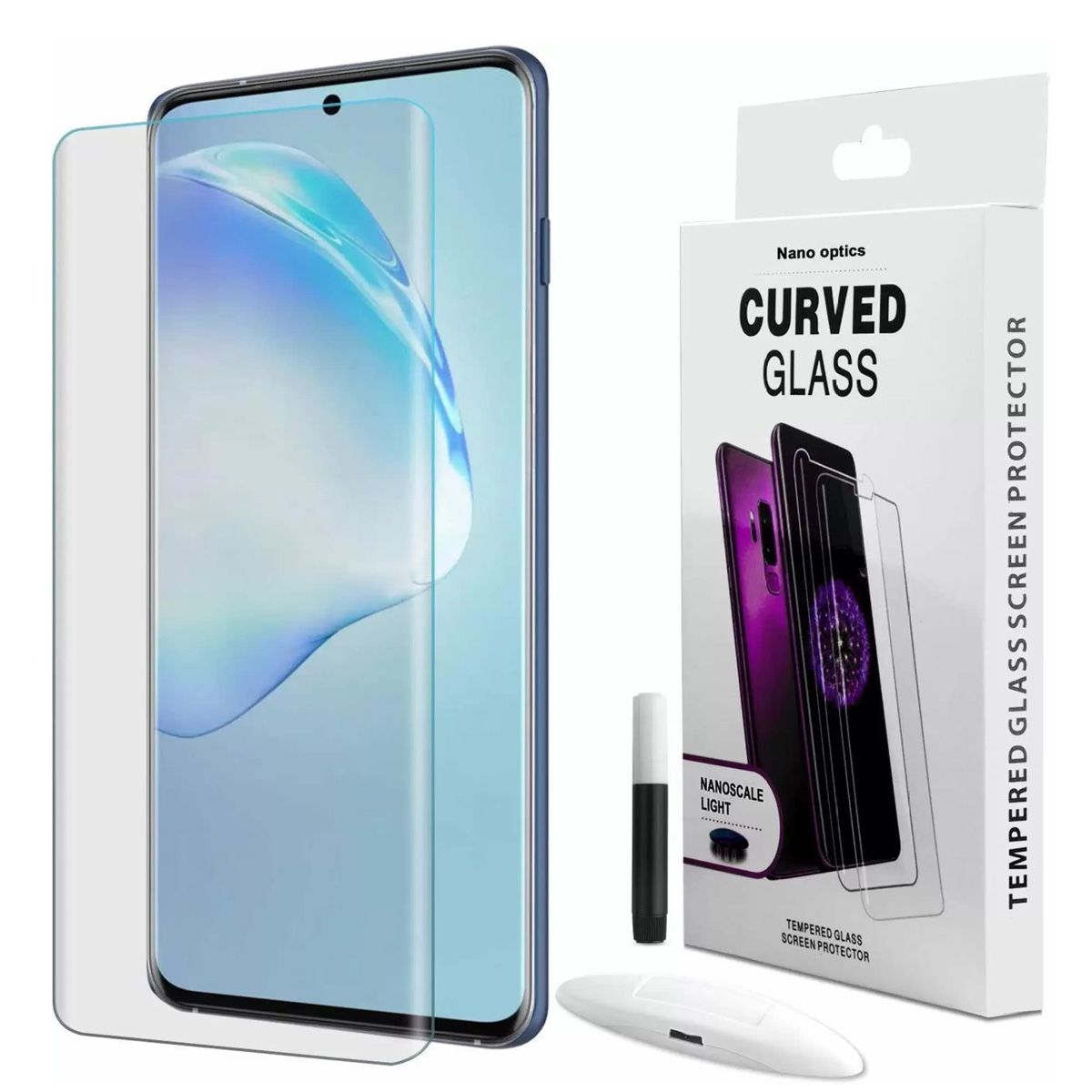 GENERICO - Mica de Vidrio Nano UV Para HONOR 400 PRO Transparente