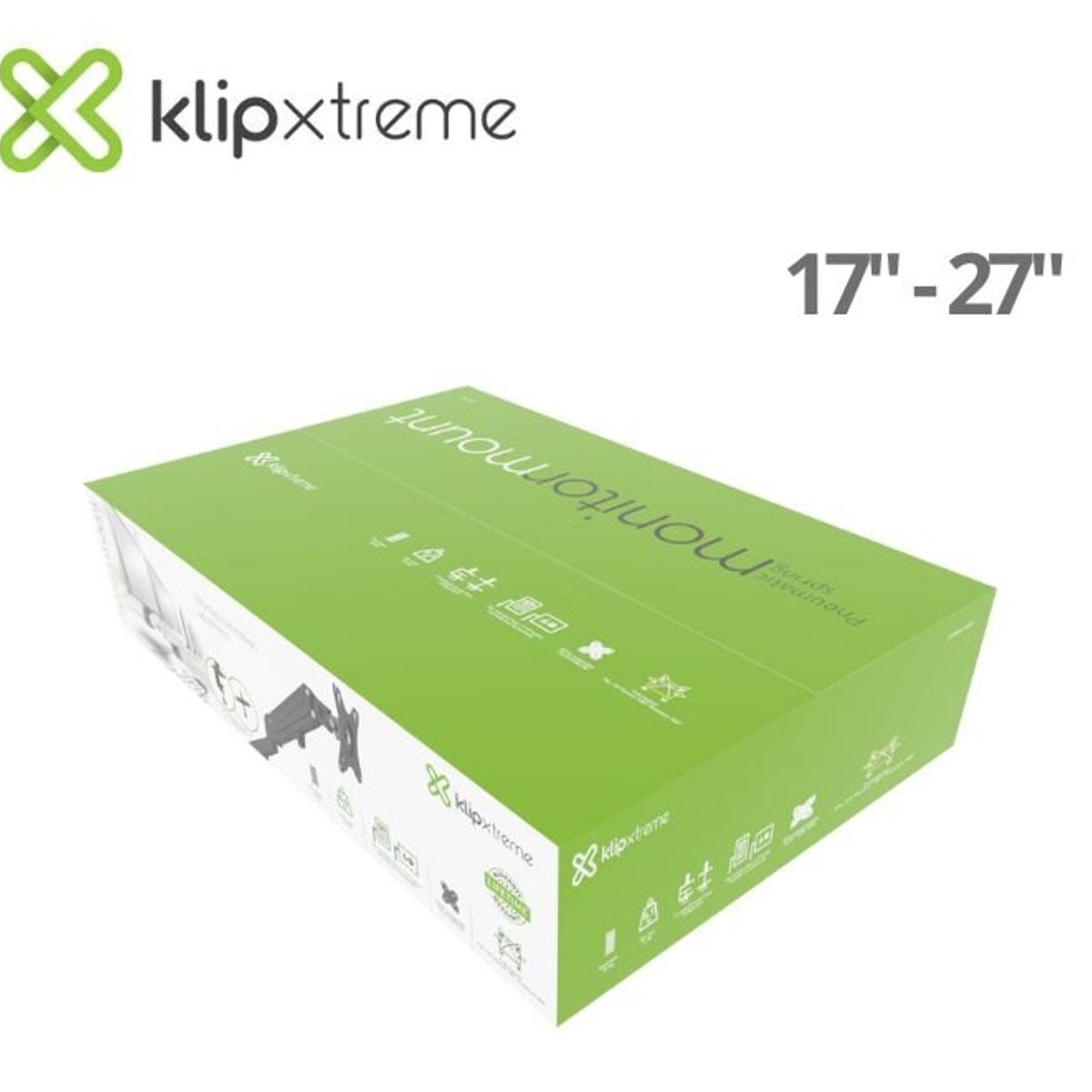 KLIP XTREME - Soporte klip xtreme rack de monitor 17″- 27″  KMM-400