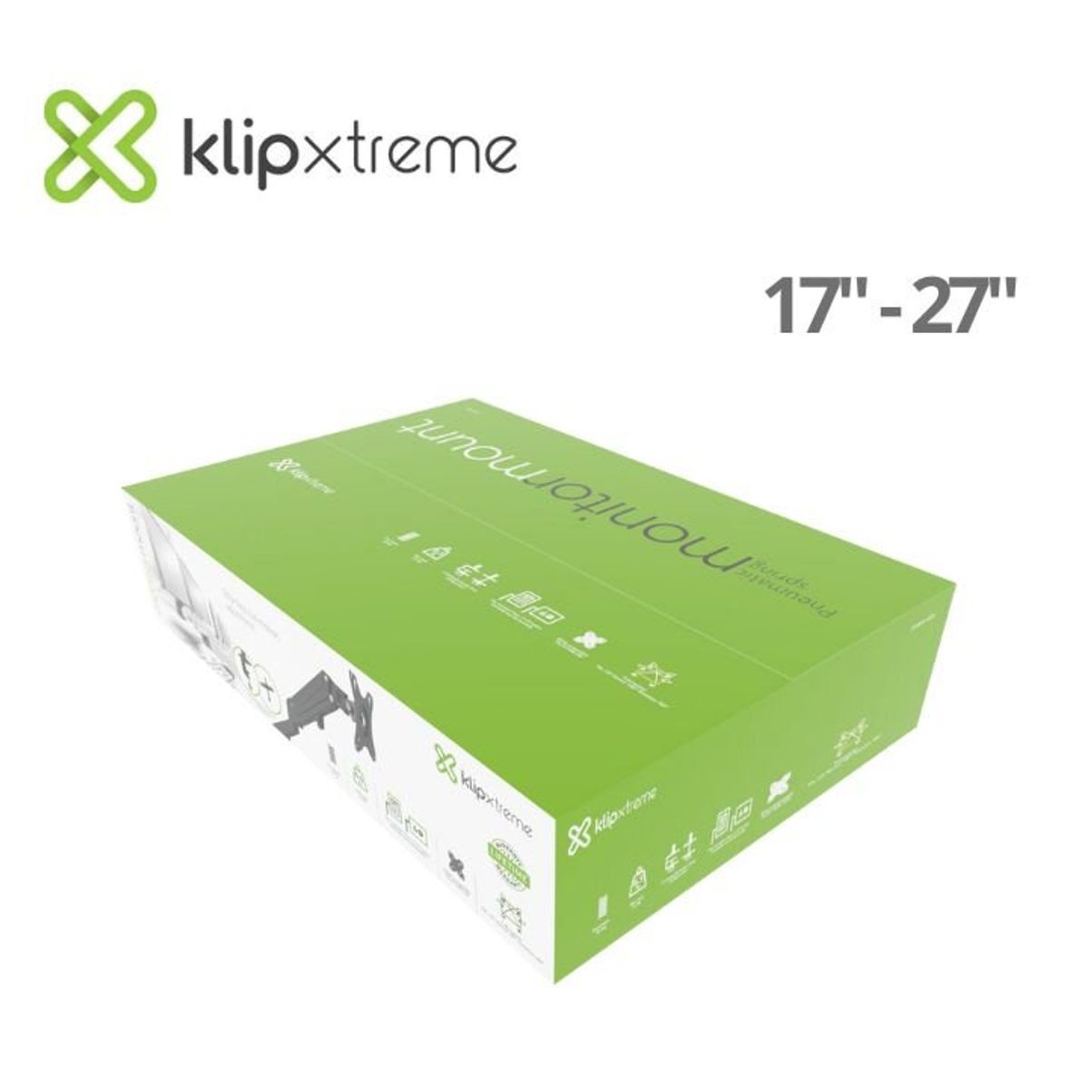 KLIP XTREME - Soporte klip xtreme rack de monitor 17″- 27″  KMM-400