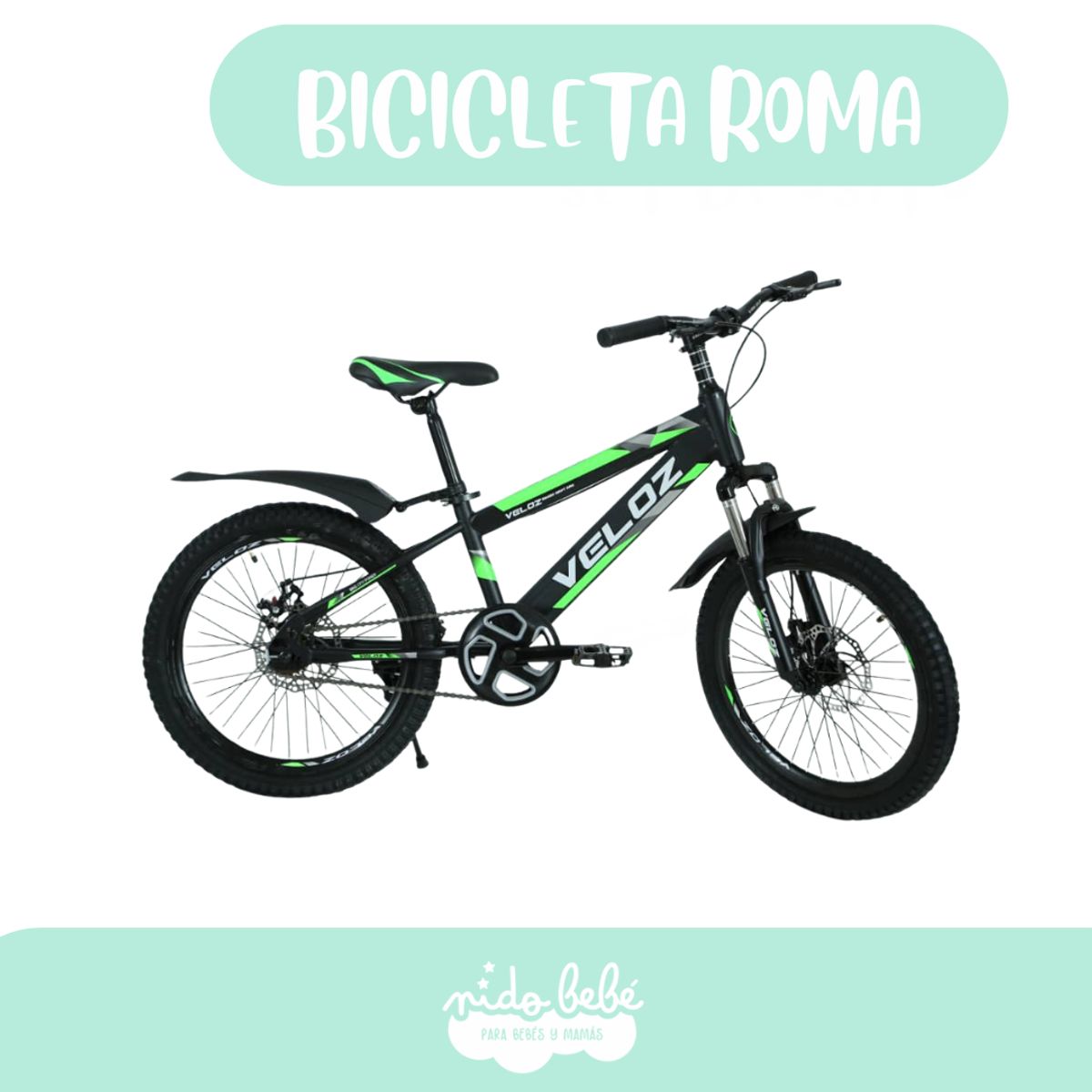 GENERICO - Bicicleta Romantic Girl Aro 20 white