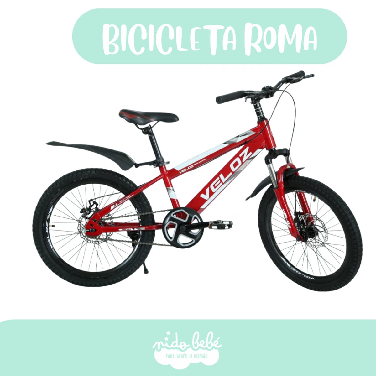 GENERICO - Bicicleta Romantic Girl Aro 20 white