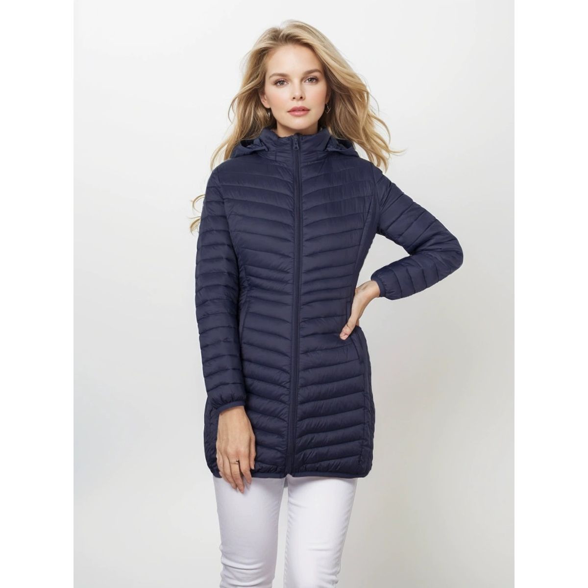 GENERICO - CASACA LARGA  DE FIBRA CORTE PRINCESA