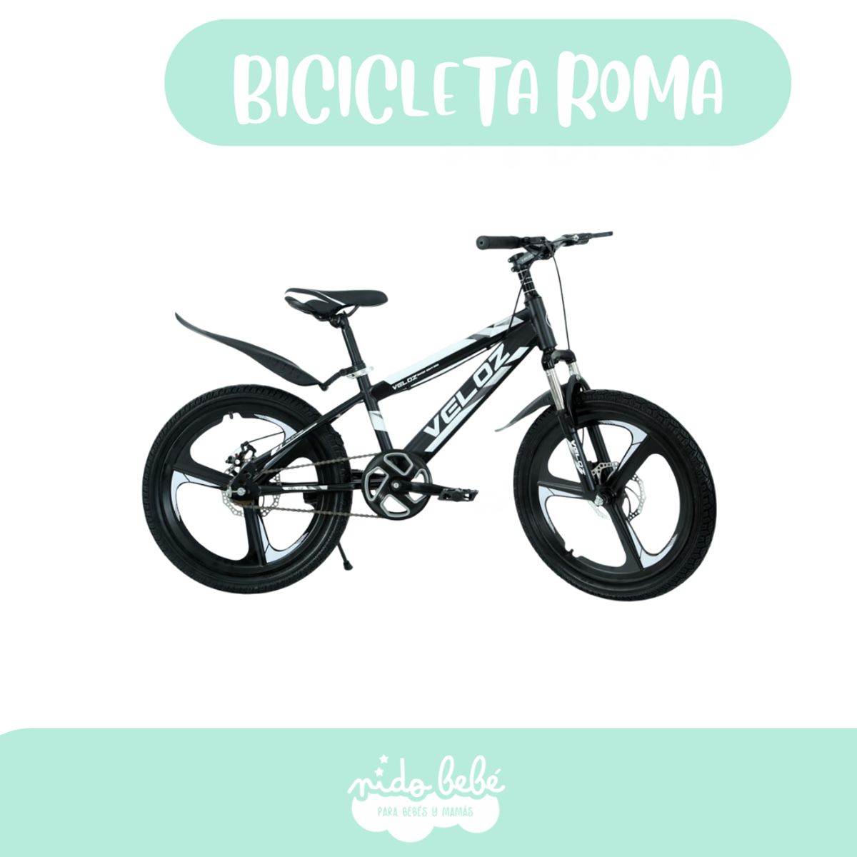 GENERICO - Bicicleta Roma GIRL BOYS ARO 20