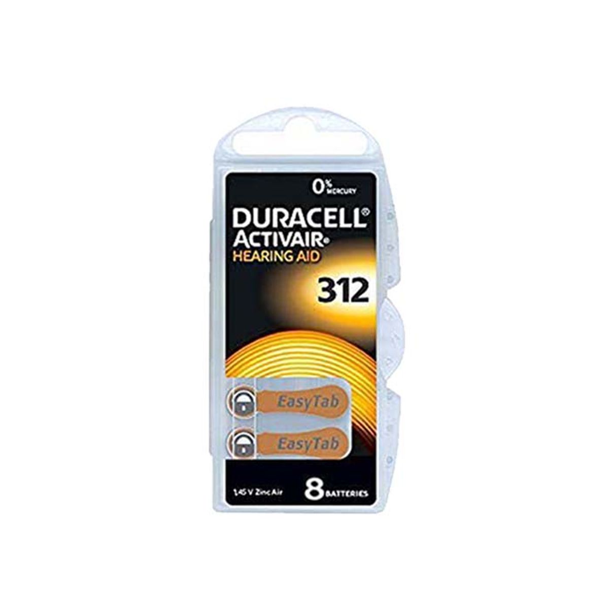 DURACELL - PILA DURACELL 312 X 8
