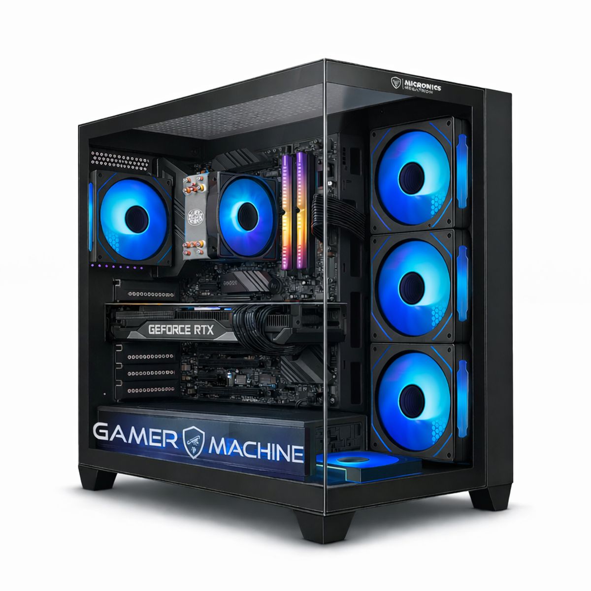 INTEL - Pc Gamer Intel Core i7 9TH 16gb 500gB 24 RTX5050 8GB Mipclista Draco RED