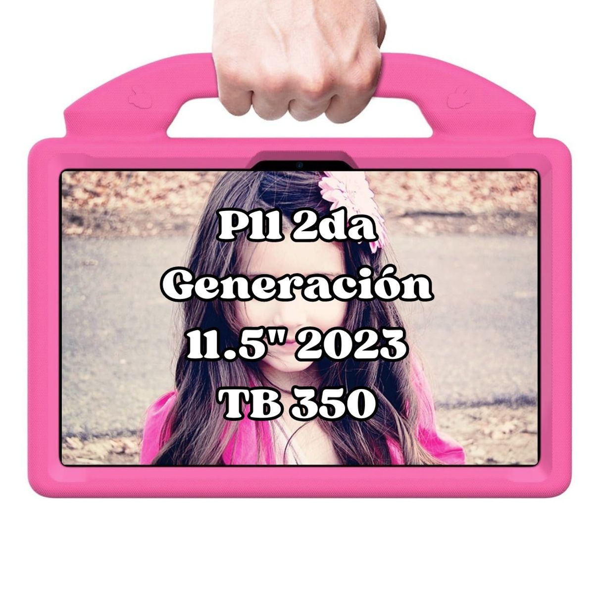 GENERICO - Funda Protector Goma Eva Antigolpe Para Lenovo P11 2da Gen 11 .5" T350 - FUCSIA