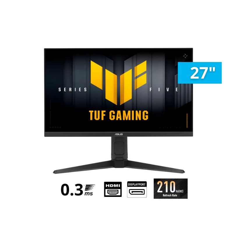ASUS - MONITOR ASUS TUF GAMING VG27AQL5A IPS QHD 2K 210HZ 003MS PIVOT