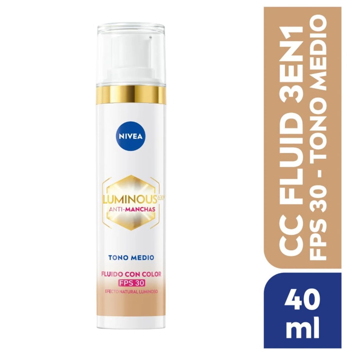 NIVEA - NIVEA Luminous 630 Fluido Anti-Manchas Tono Medio