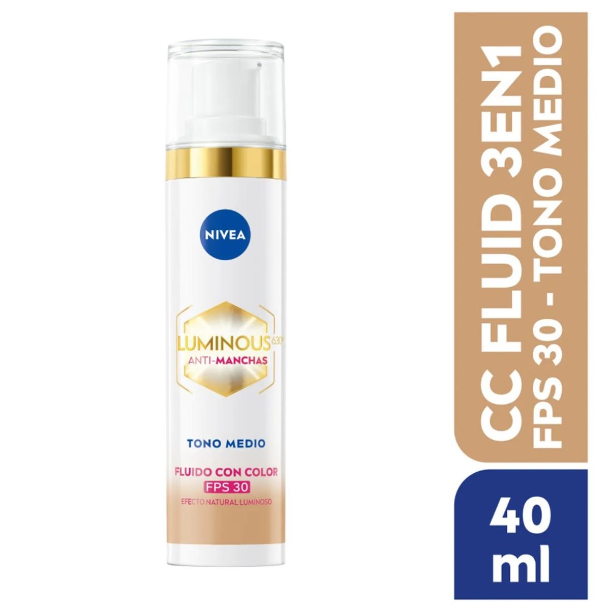 NIVEA - NIVEA Luminous 630 Fluido Anti-Manchas Tono Medio