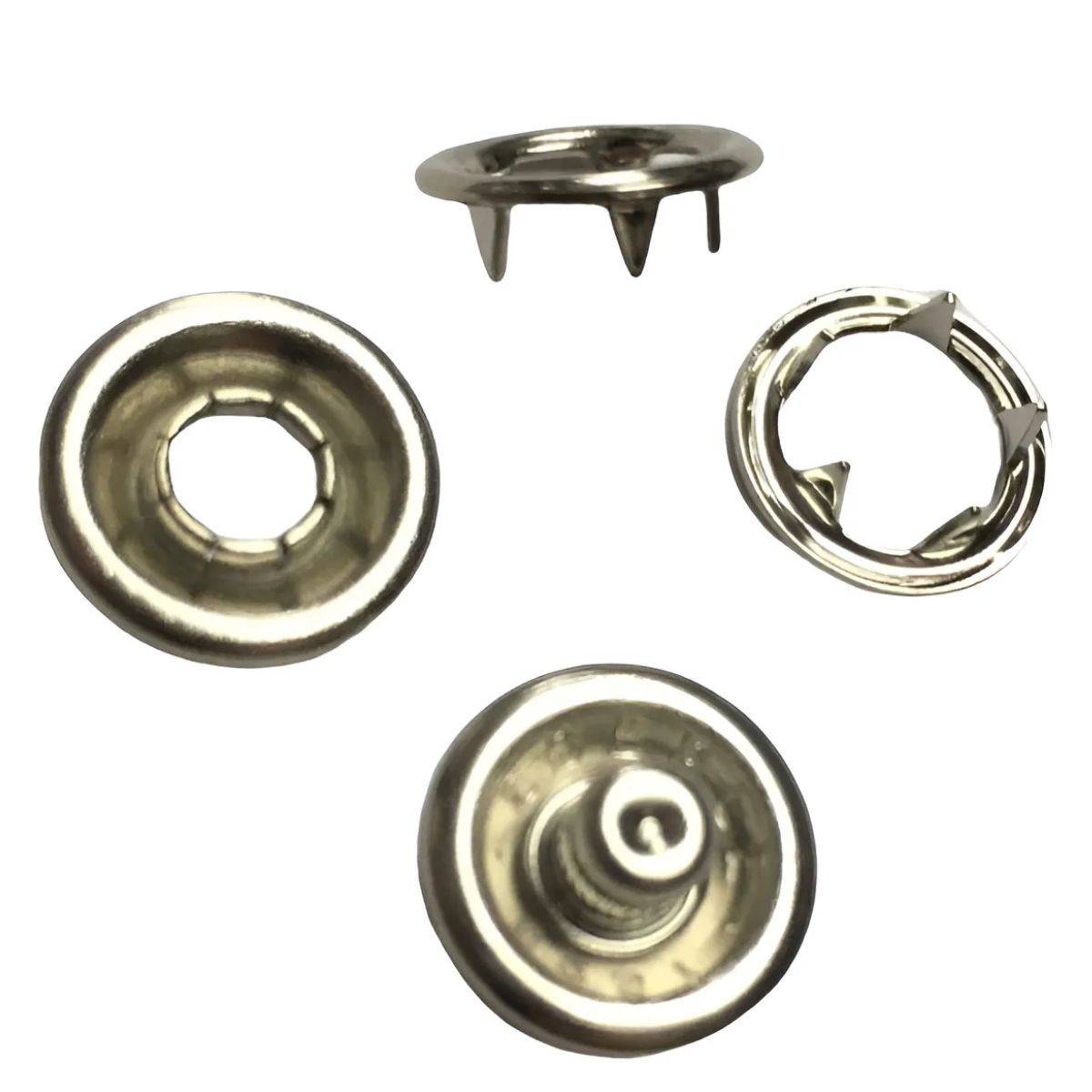 GENERICO - Broche R15 en Inoxidable Doble Aro por 200 Unidades