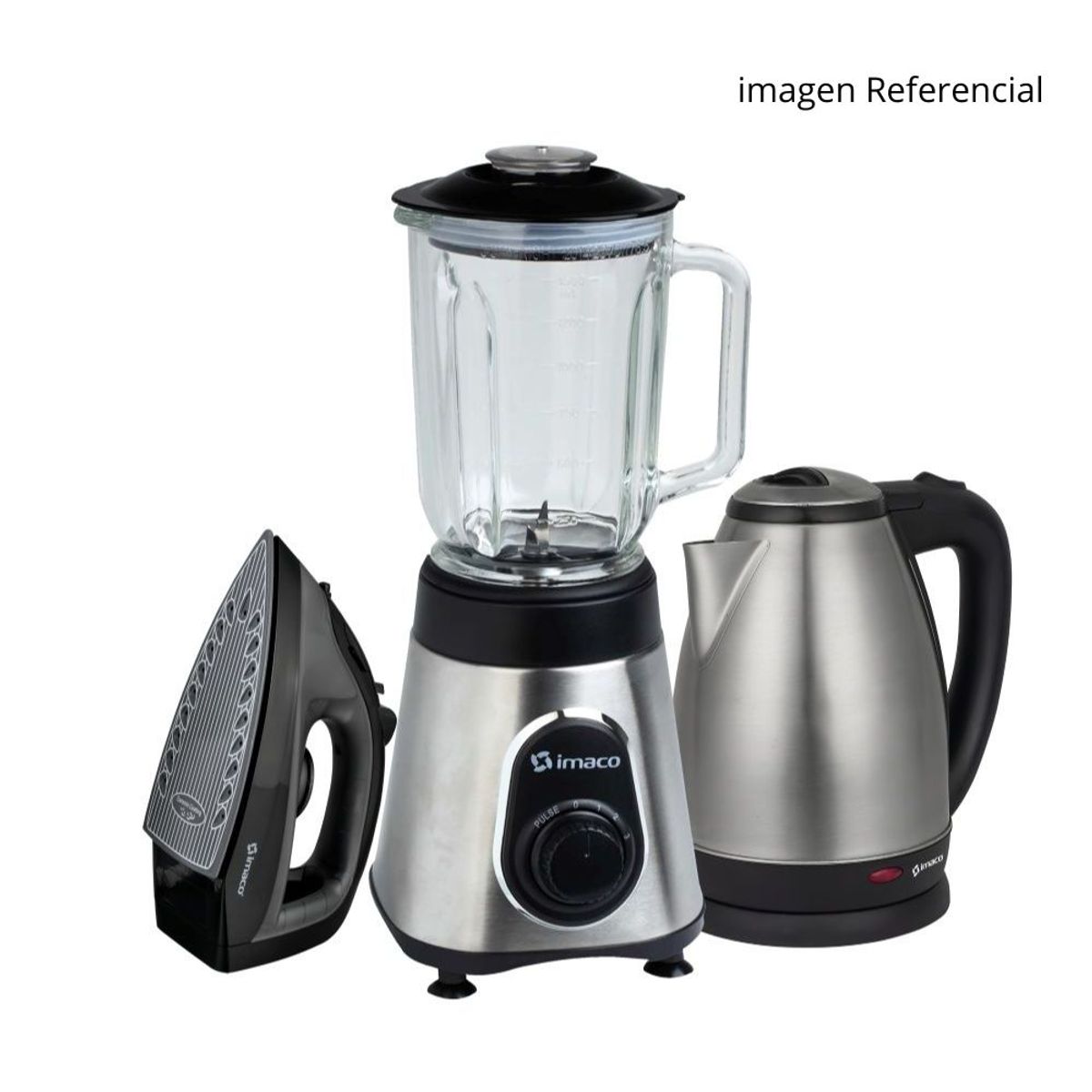 IMACO - Combo Imaco Licuadora + Hervidor + Plancha