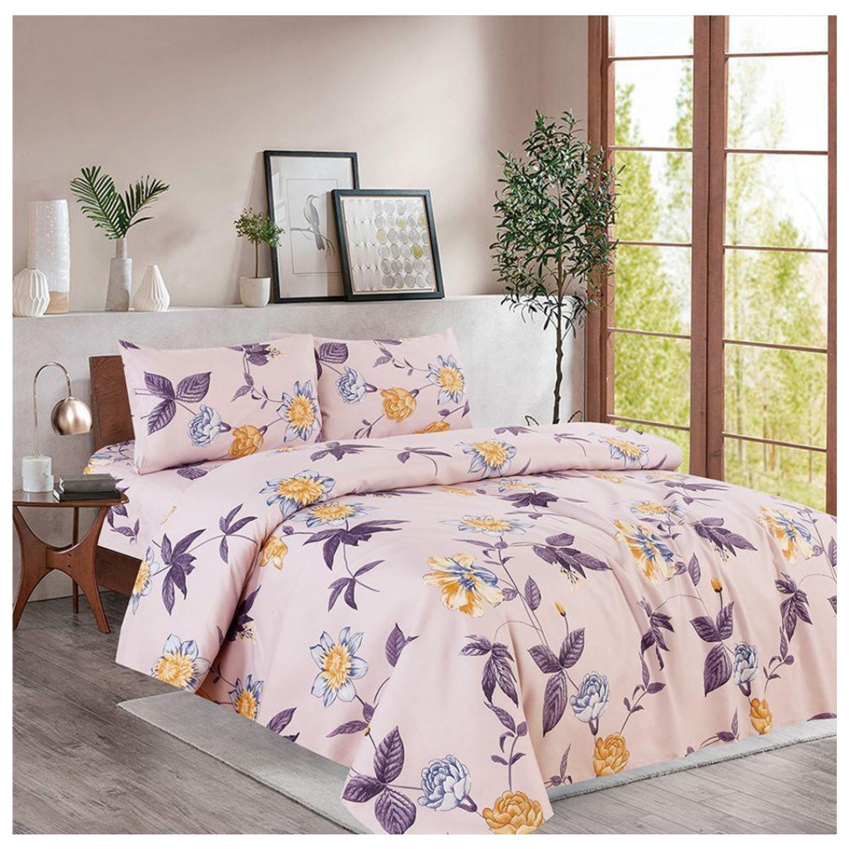 CASATEX - JUEGO DE SÁBANAS CASATEX CON DISEÑO DE 2 PLAZAS