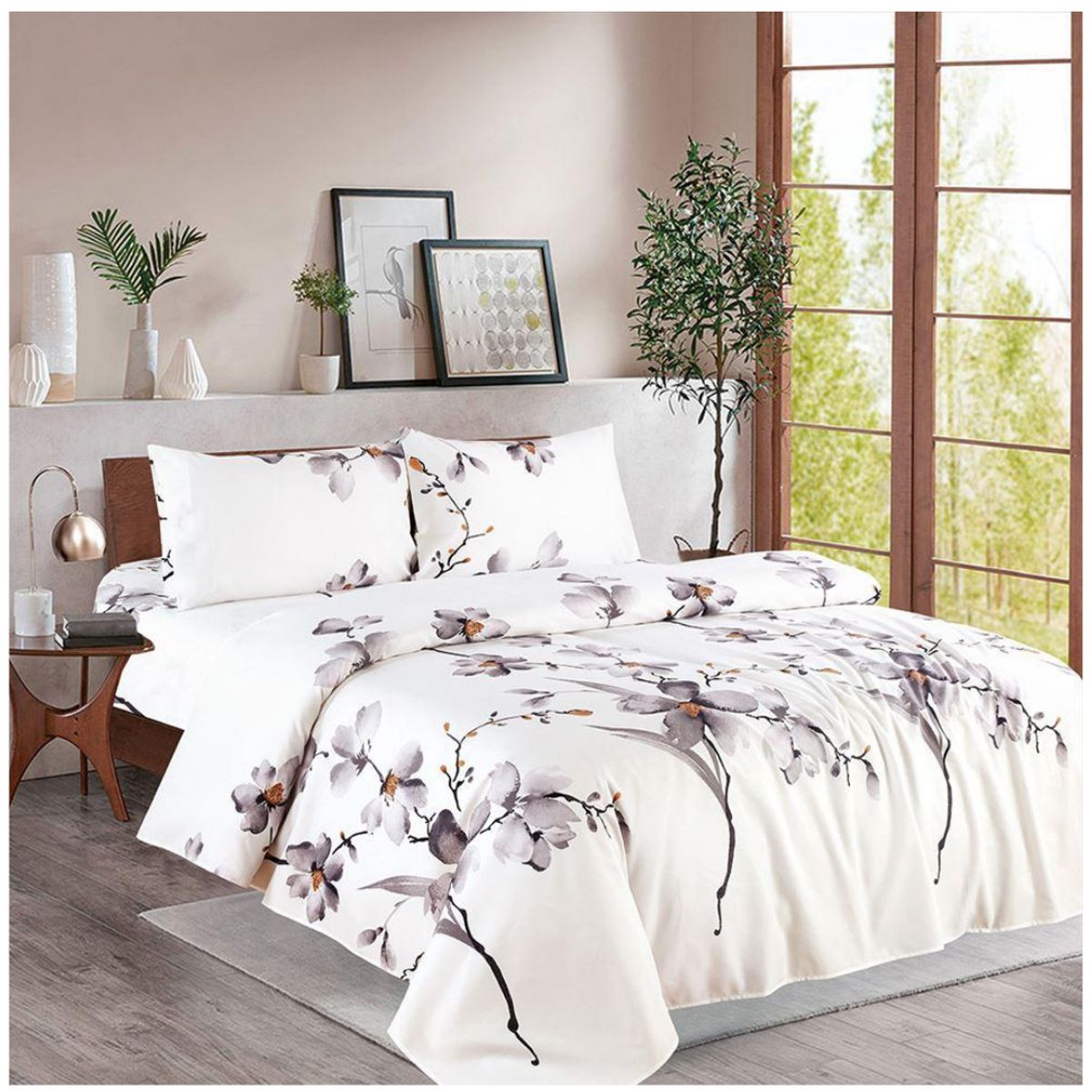 CASATEX - JUEGO DE SÁBANAS CASATEX CON DISEÑO DE 2 PLAZAS