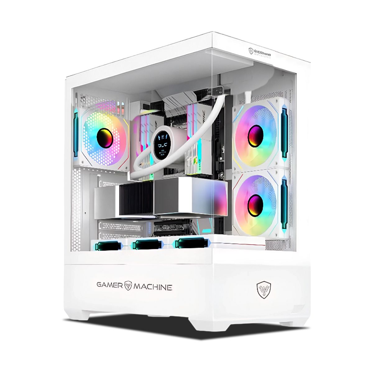 INTEL - Pc Gamer Intel Core i7 12700F 16gb 500GB 24 RTX3050 6GB Mipclista Draco White Plus COMPUTADORA