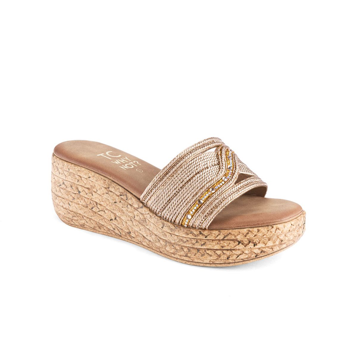 TIME CHOPPER - Sandalias Time Chopper 6W9562-3 Champagne - Mujer