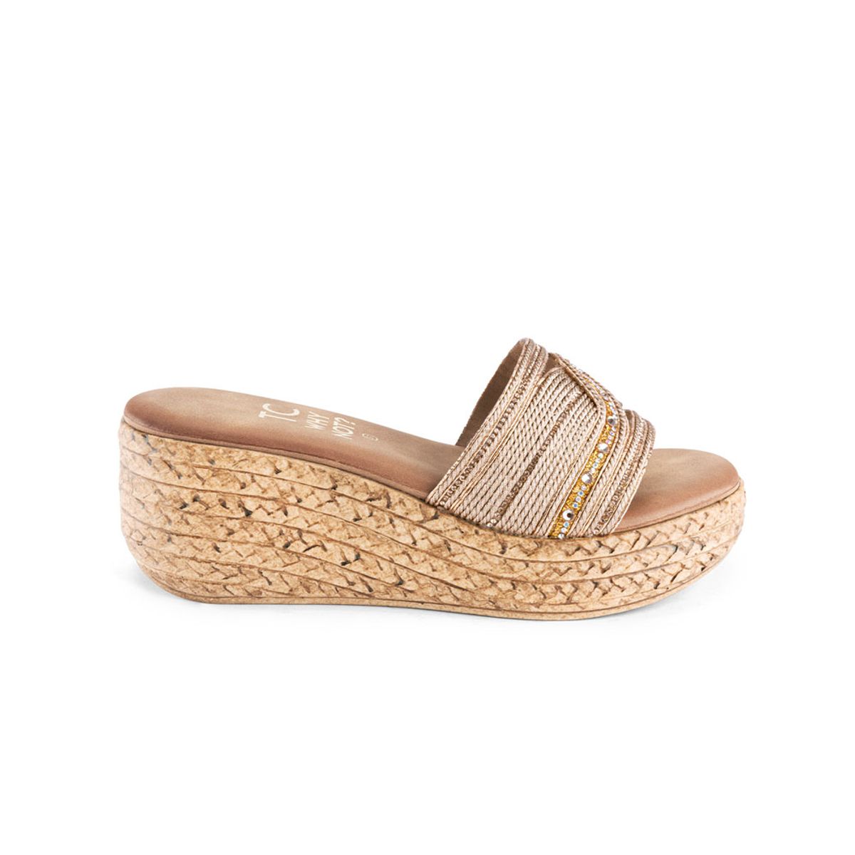 TIME CHOPPER - Sandalias Time Chopper 6W9562-3 Champagne - Mujer