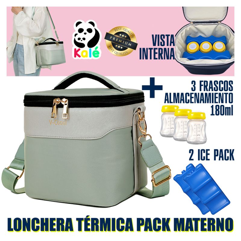 KALE - Pack Cooler Bolso Lonchera Térmica Materna