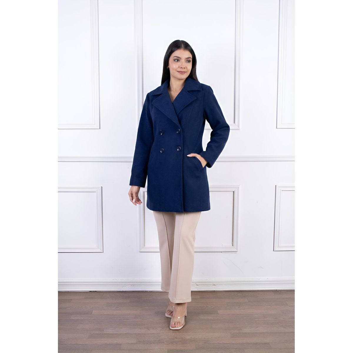 NANCY'S COLLECTION - Abrigo de Paño Mujer Nancys Collection