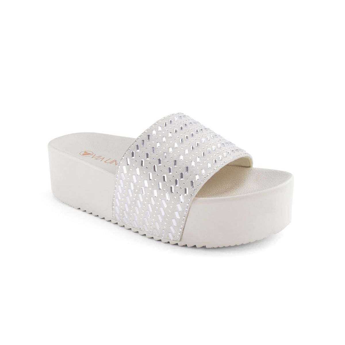 VIA UNO - Sandalias Via Uno Ct-1212-1 Beige - Mujer