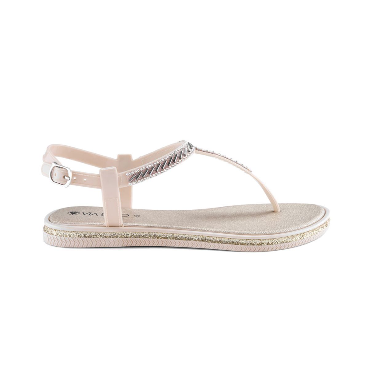 VIA UNO - Sandalias Via Uno Lc044823 Gold - Mujer