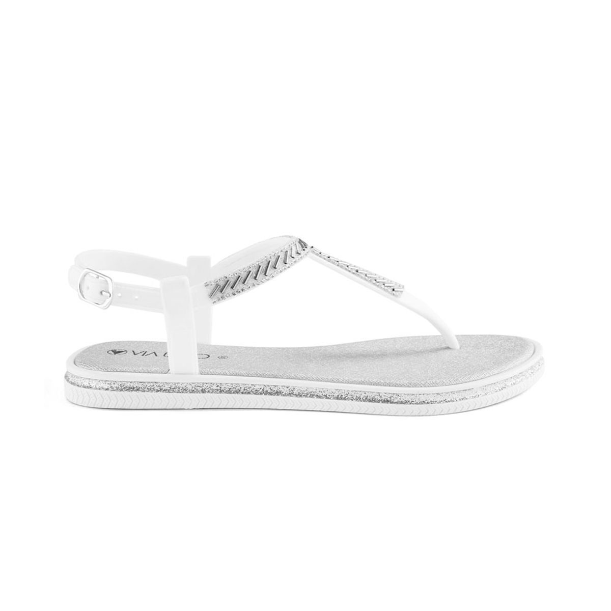 VIA UNO - Sandalias Via Uno Lc044823 Silver - Mujer
