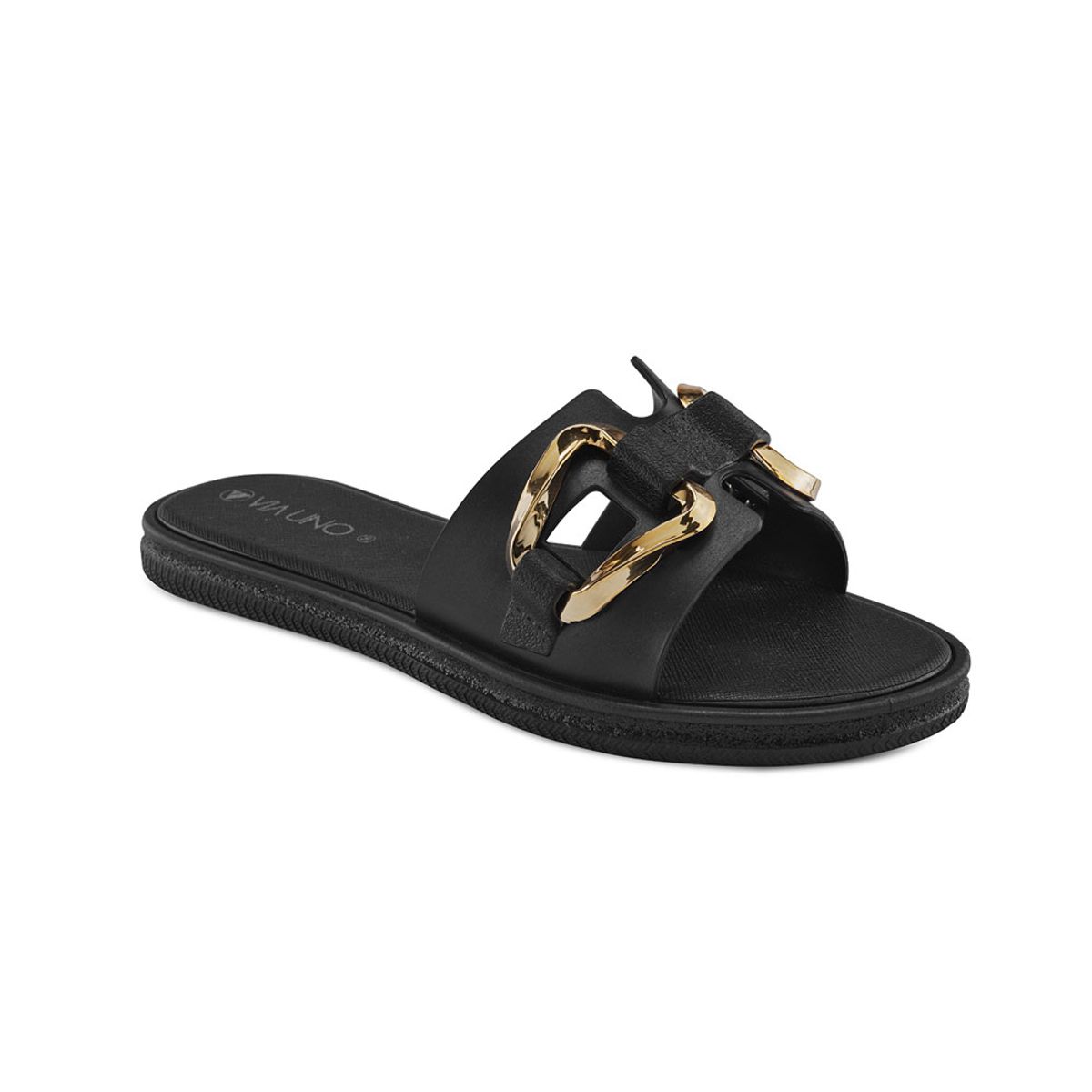 VIA UNO - Sandalias Via Uno Lc042873 Black - Mujer