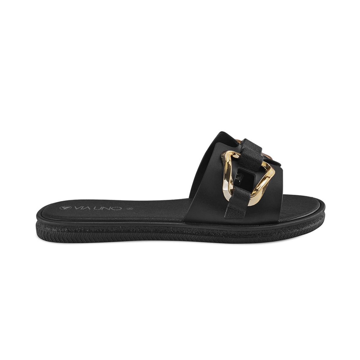 VIA UNO - Sandalias Via Uno Lc042873 Black - Mujer