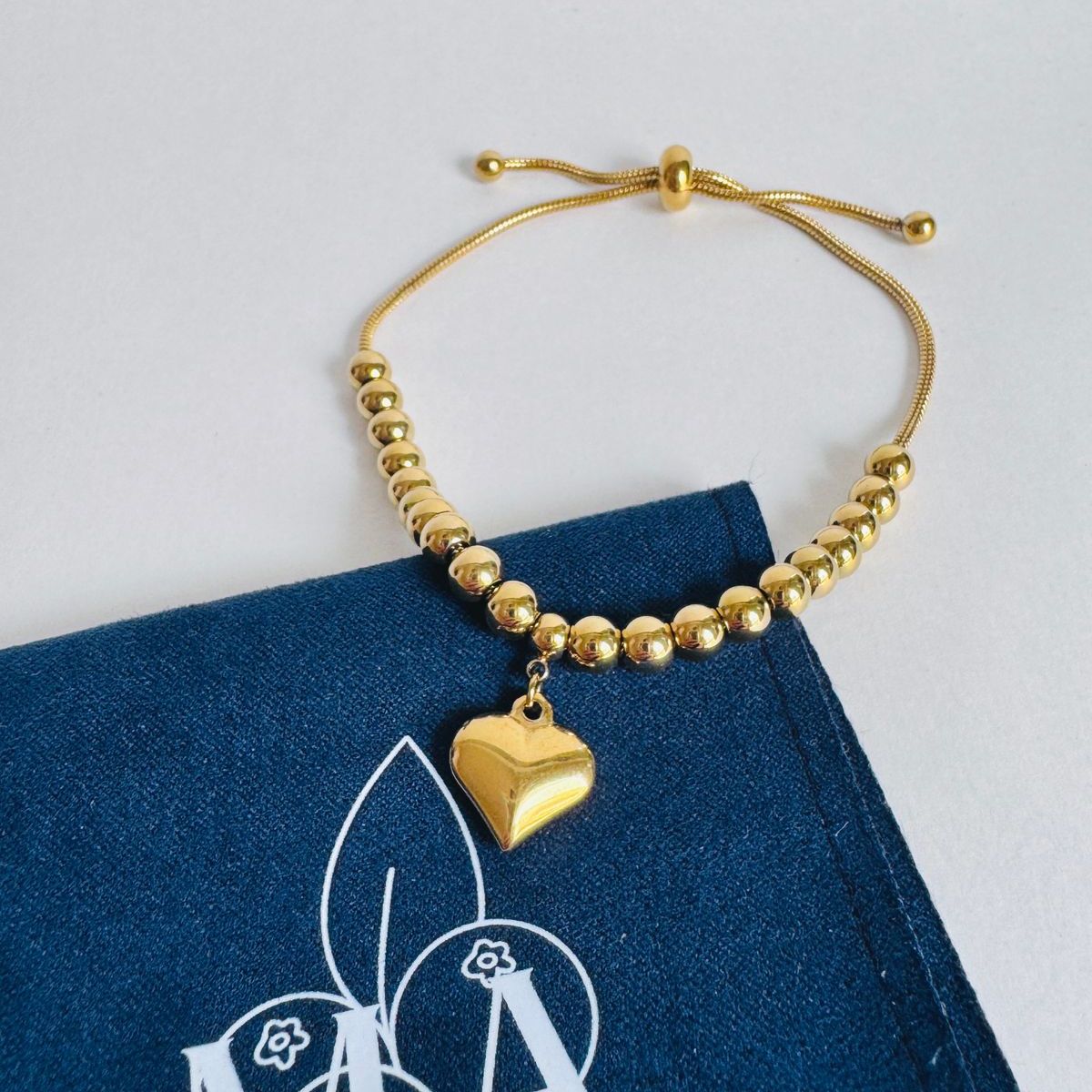 GENERICO - Pulsera corazón - Joyas de Mora azul