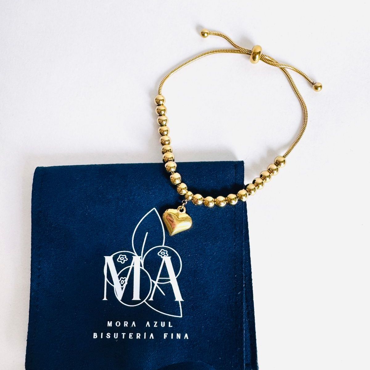 GENERICO - Pulsera corazón - Joyas de Mora azul