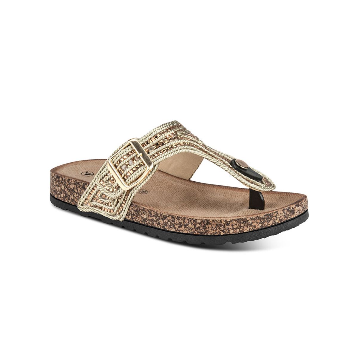 VIA UNO - Sandalias Via Uno Lc036520 Gold - Mujer