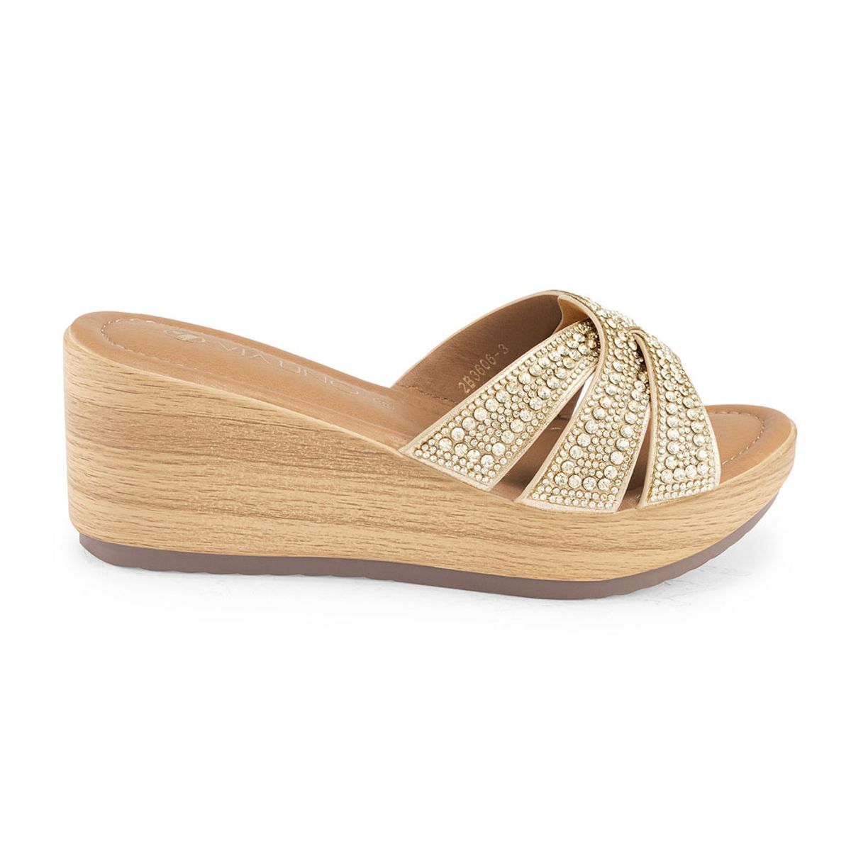 VIA UNO - Sandalias Via Uno 2B3606-3 Gold - Mujer