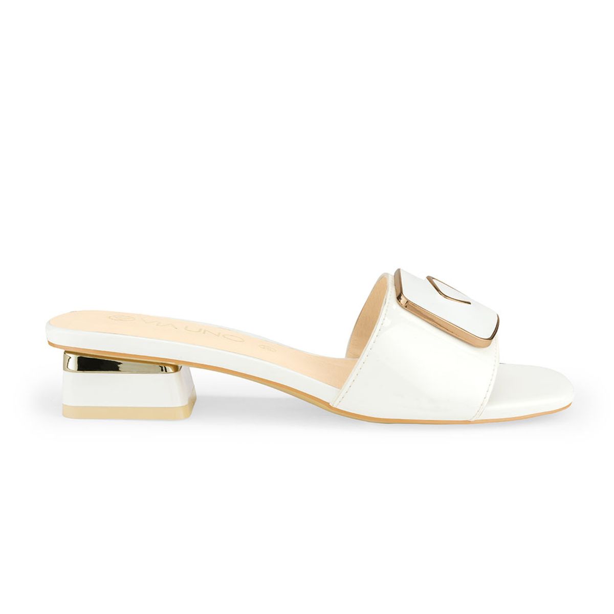 VIA UNO - Sandalias Via Uno 6F8103-7 White - Mujer