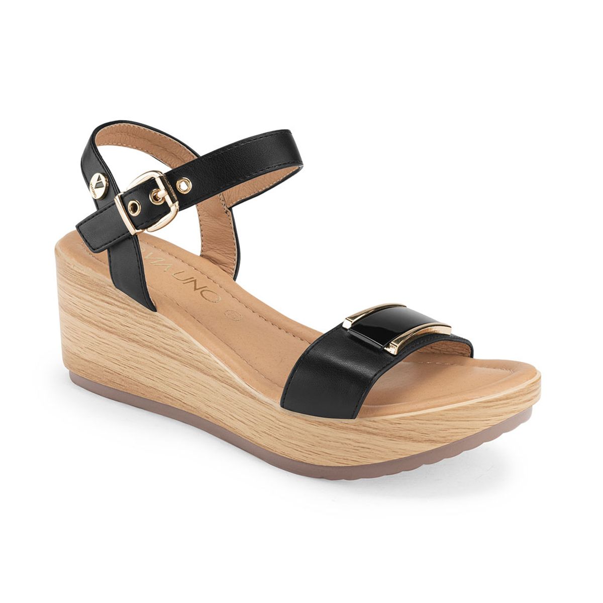 VIA UNO - Sandalias Via Uno 2B3599-15 Black - Mujer