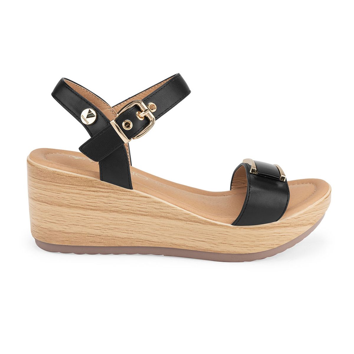 VIA UNO - Sandalias Via Uno 2B3599-15 Black - Mujer