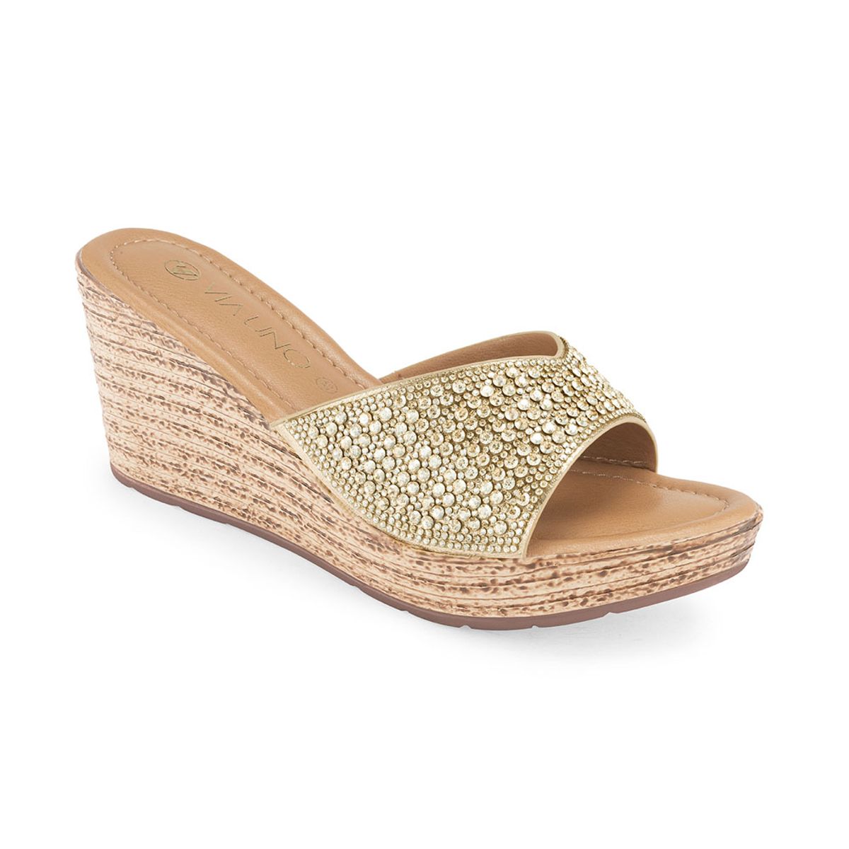 VIA UNO - Sandalias Via Uno 2B3609-2 Gold - Mujer