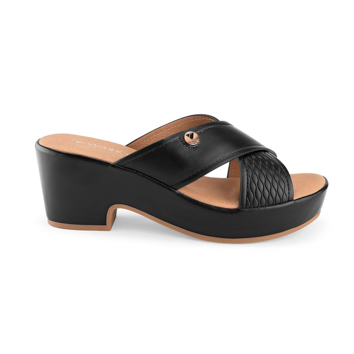 VIA UNO - Sandalias Via Uno 3F8743-Es6 Black - Mujer